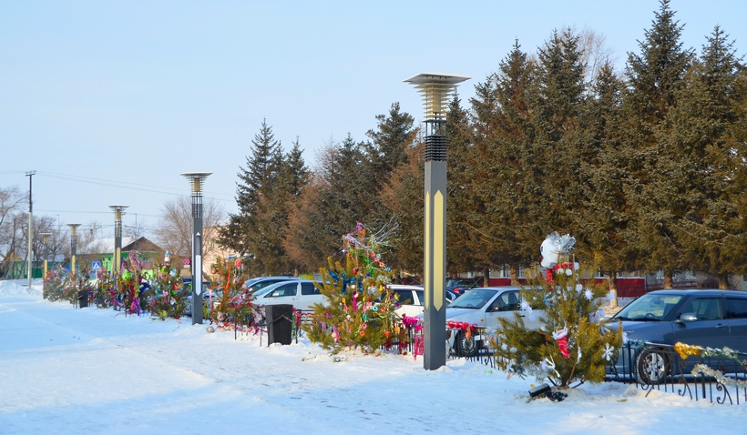 Новогодняя торговая площадь Ивановки